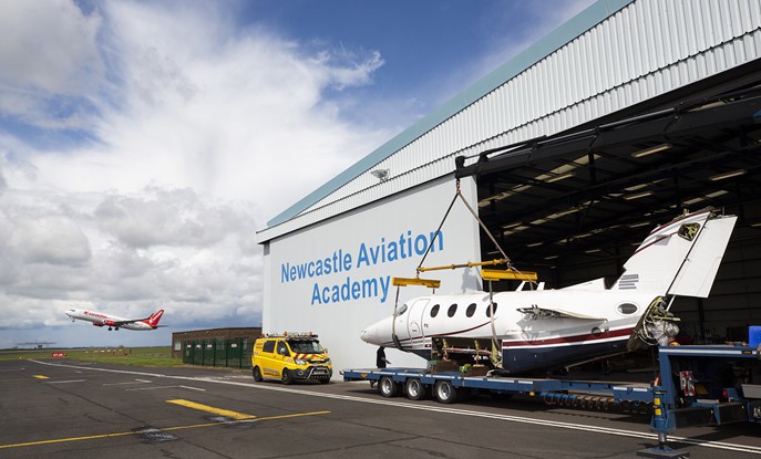 Brand New Jet Arrives At Newcastle College Aviation Academy As Part Of £2M Investment