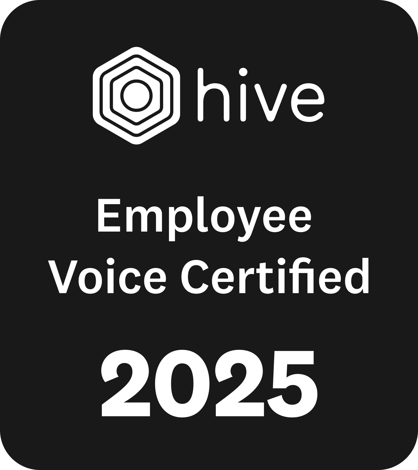 Hive Employee Voice Certified