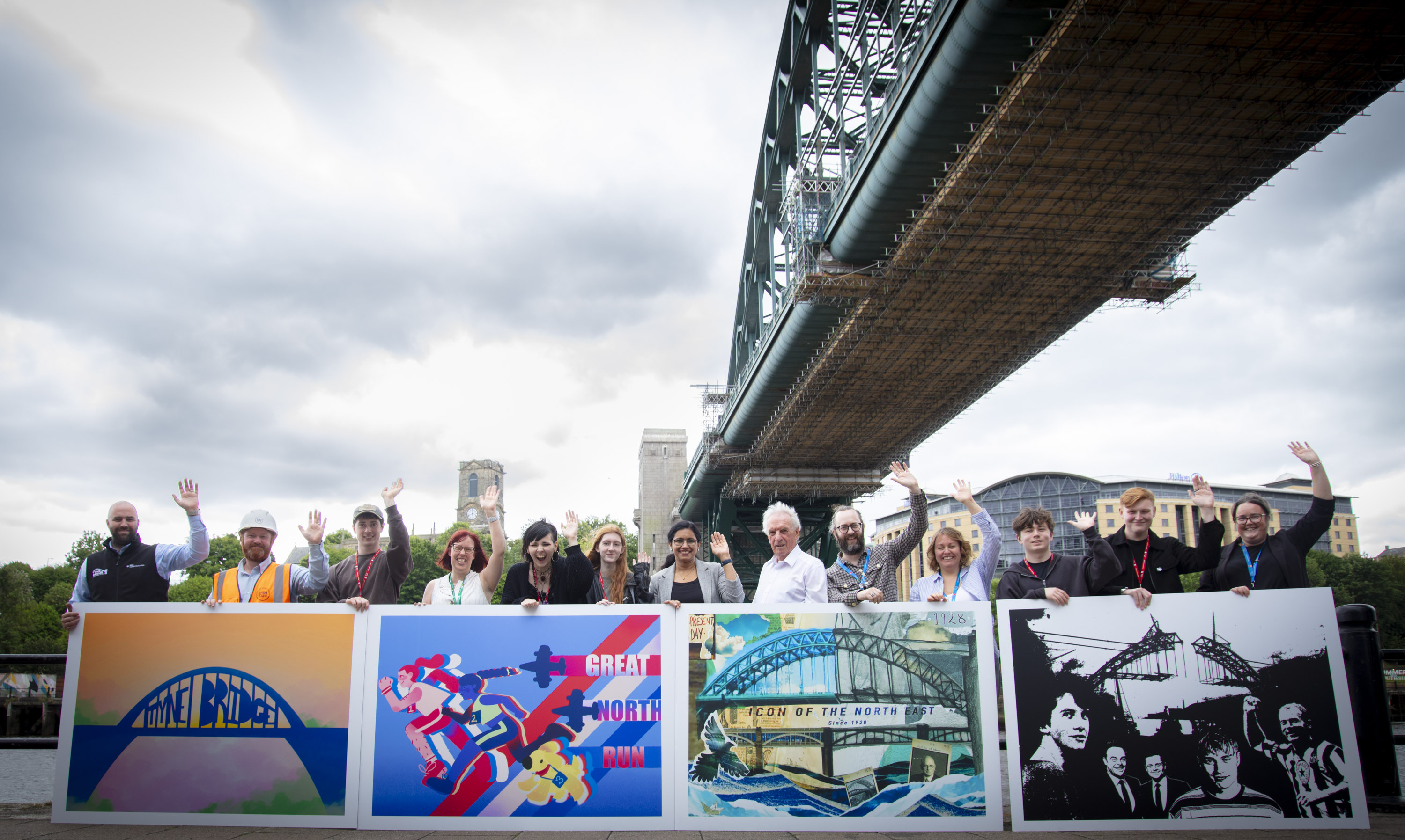Student Tyne Bridge Artwork Now On Display